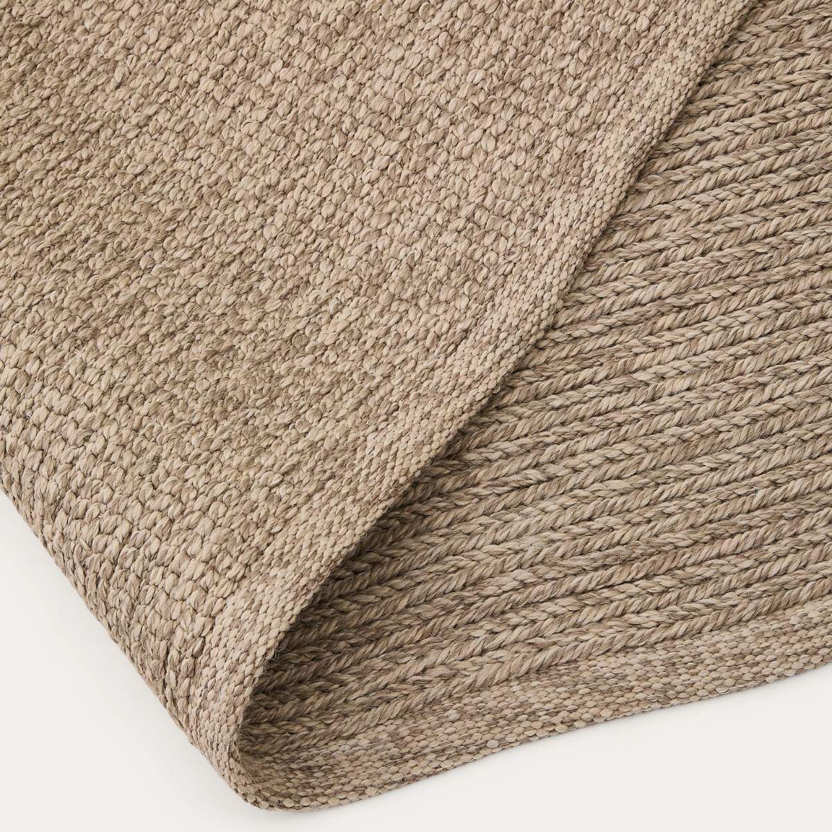 Kave Home Galinda taupe rug made of synthetic fibres
