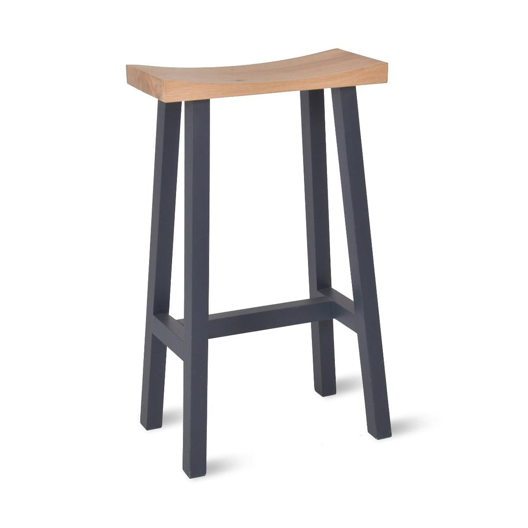 Garden Trading Clockhouse Bar Stool - Carbon & Natural