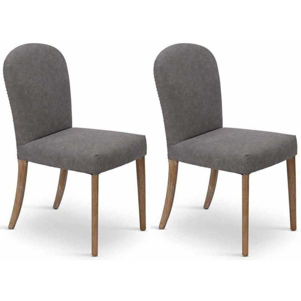 Garden Trading Knightcote Dining Chair - Set of 2 - Grey