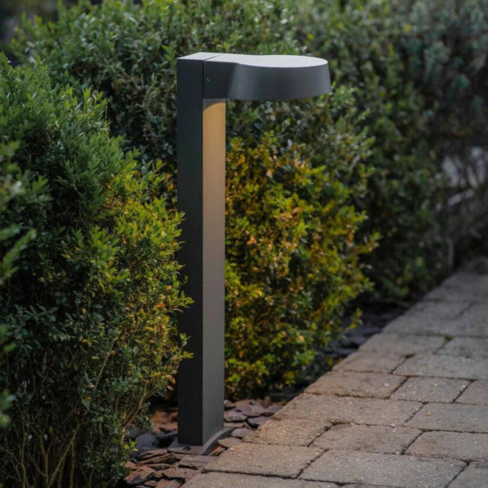 Garden Trading Litcham Outdoor Path Light In Grey Aluminium
