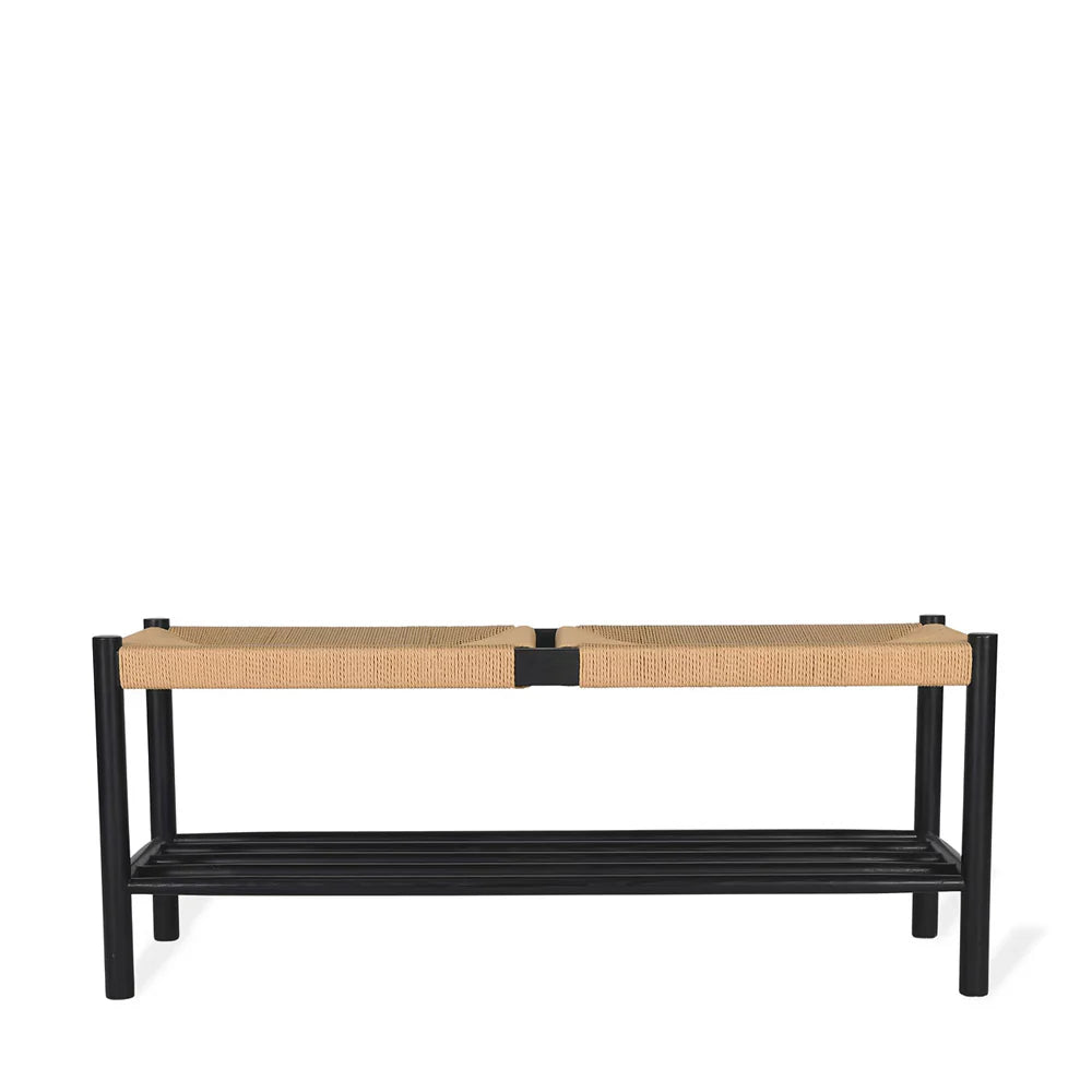 Garden Trading Longworth Hallway Bench - Black