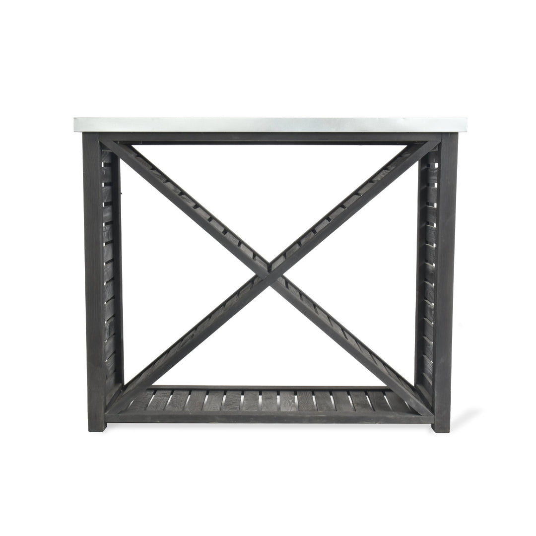 Garden Trading Moreton Cross Log Store In Black