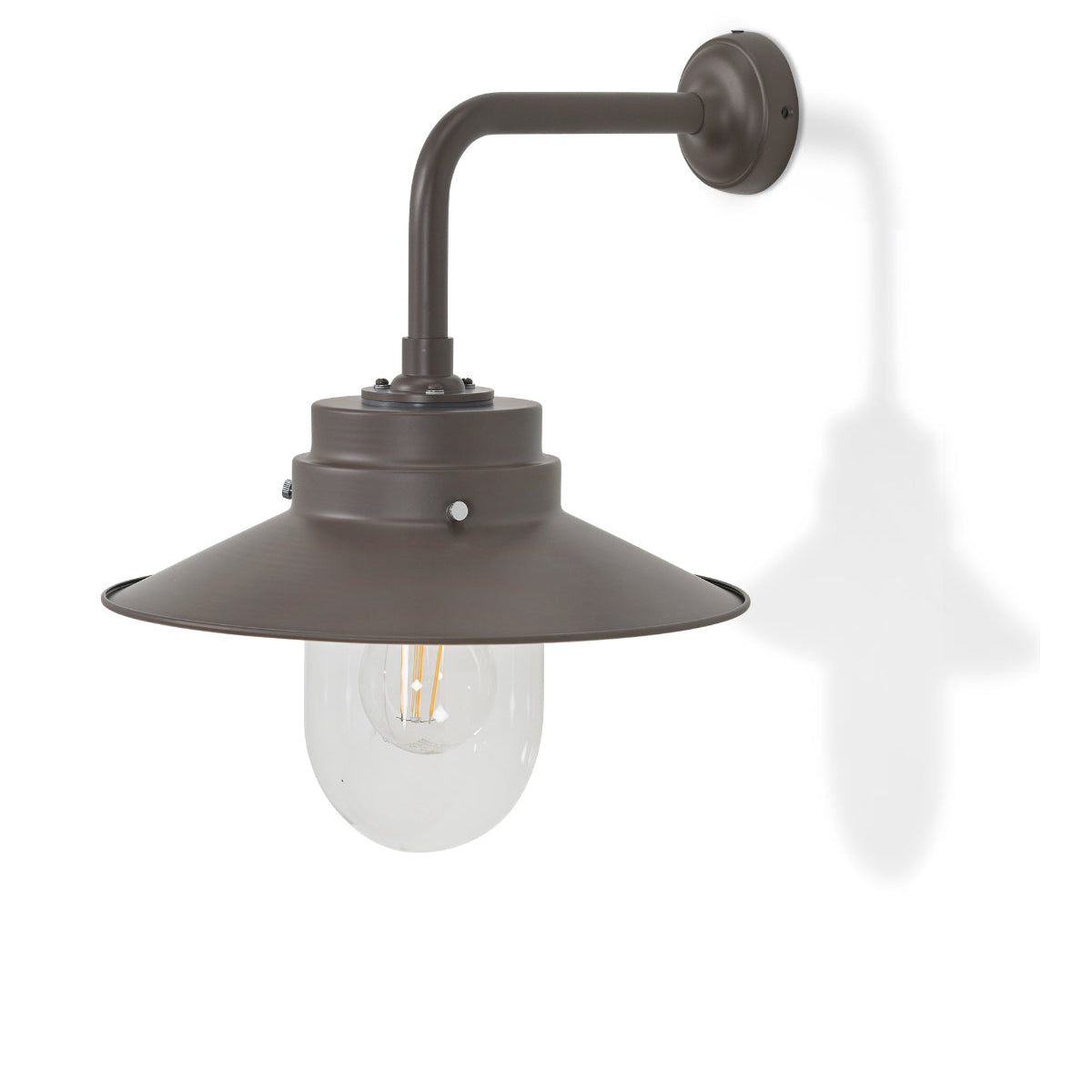 Garden Trading Semington Steel Wall Light In Coffee Bean 