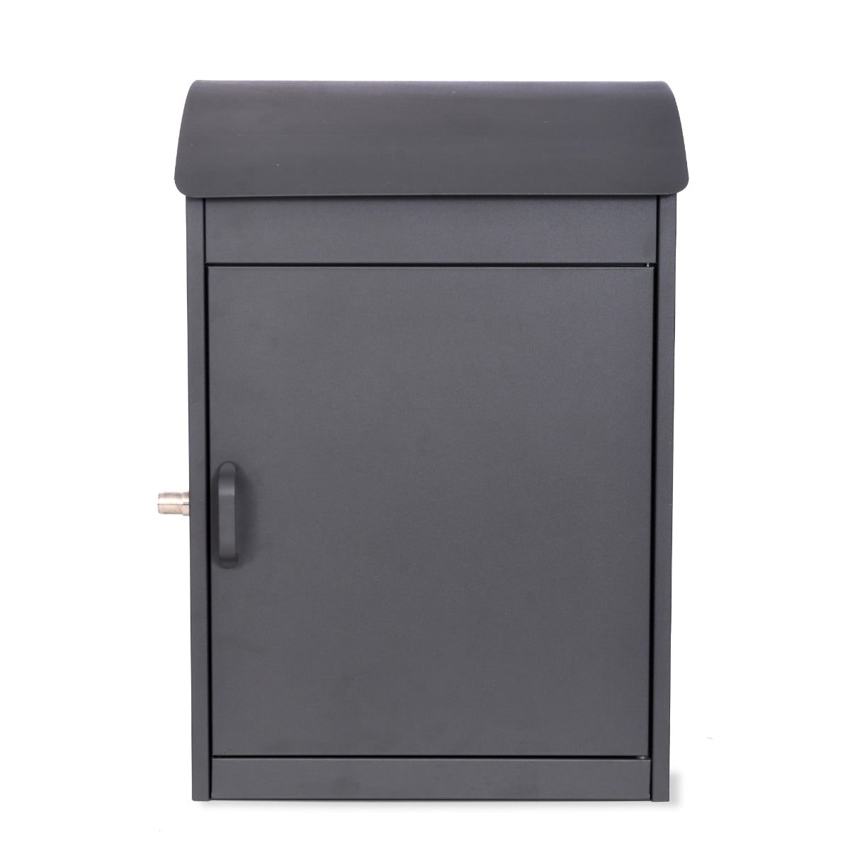 Stowe Parcel Box – Charcoal Grey Powder-Coated Steel with Secure Lock ...