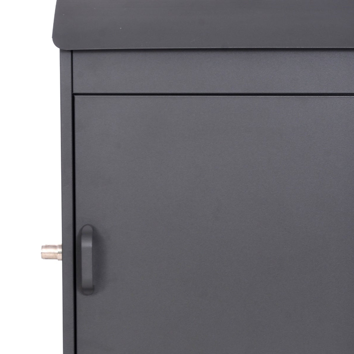 Garden Trading Stowe Parcel Box In Charcoal close up