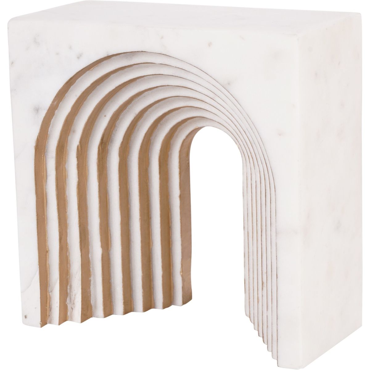 Libra Interiors Genoa White Marble Decorative Sculpture