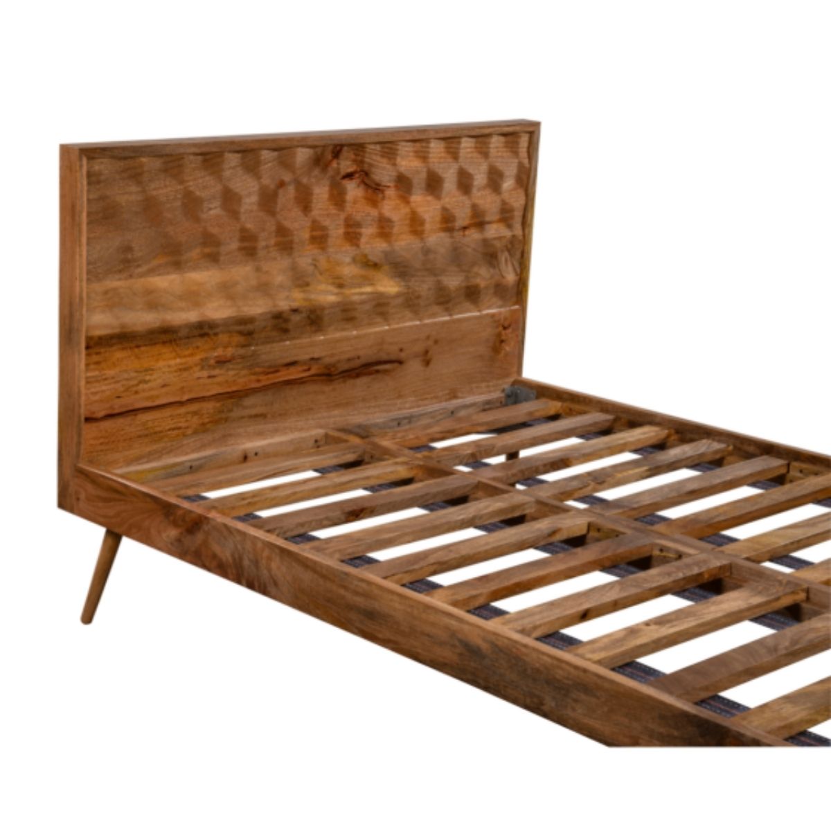 Trade Furniture Geo Mango Wood Bed Frame (4 Sizes)