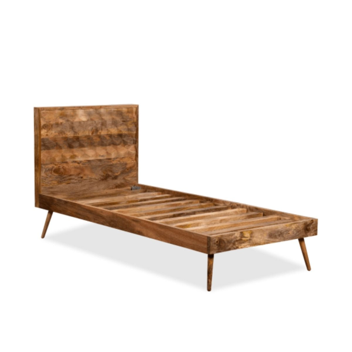 Trade Furniture Geo Mango Wood Bed Frame (4 Sizes)