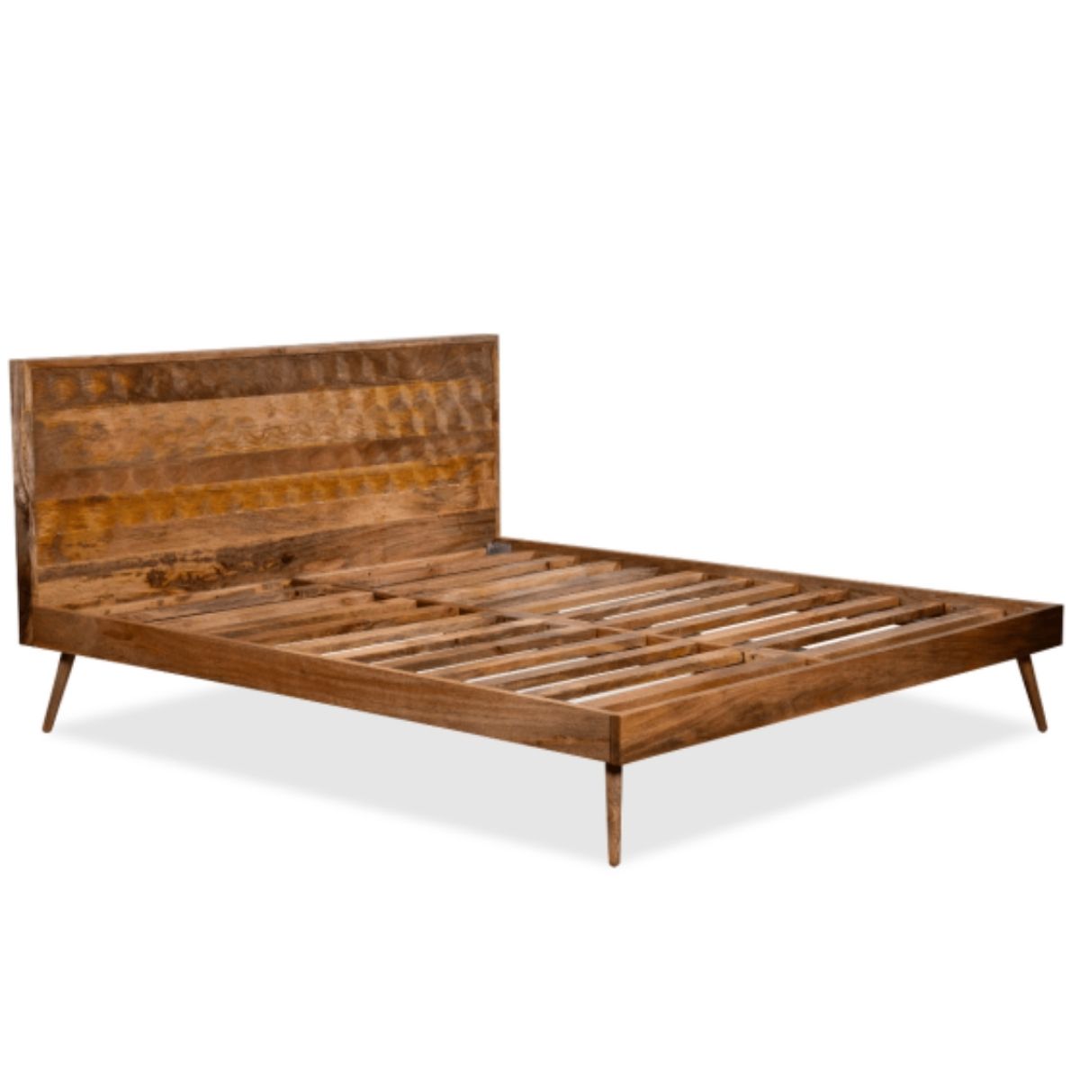 Trade Furniture Geo Mango Wood Bed Frame (4 Sizes)