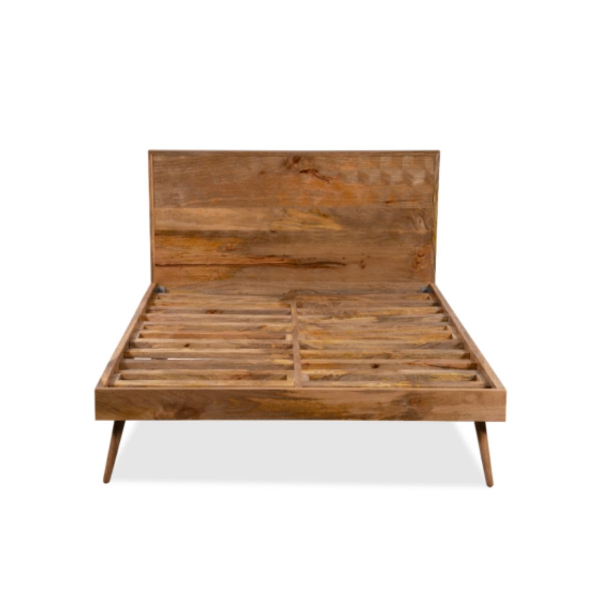 Trade Furniture Geo Mango Wood Bed Frame (4 Sizes)