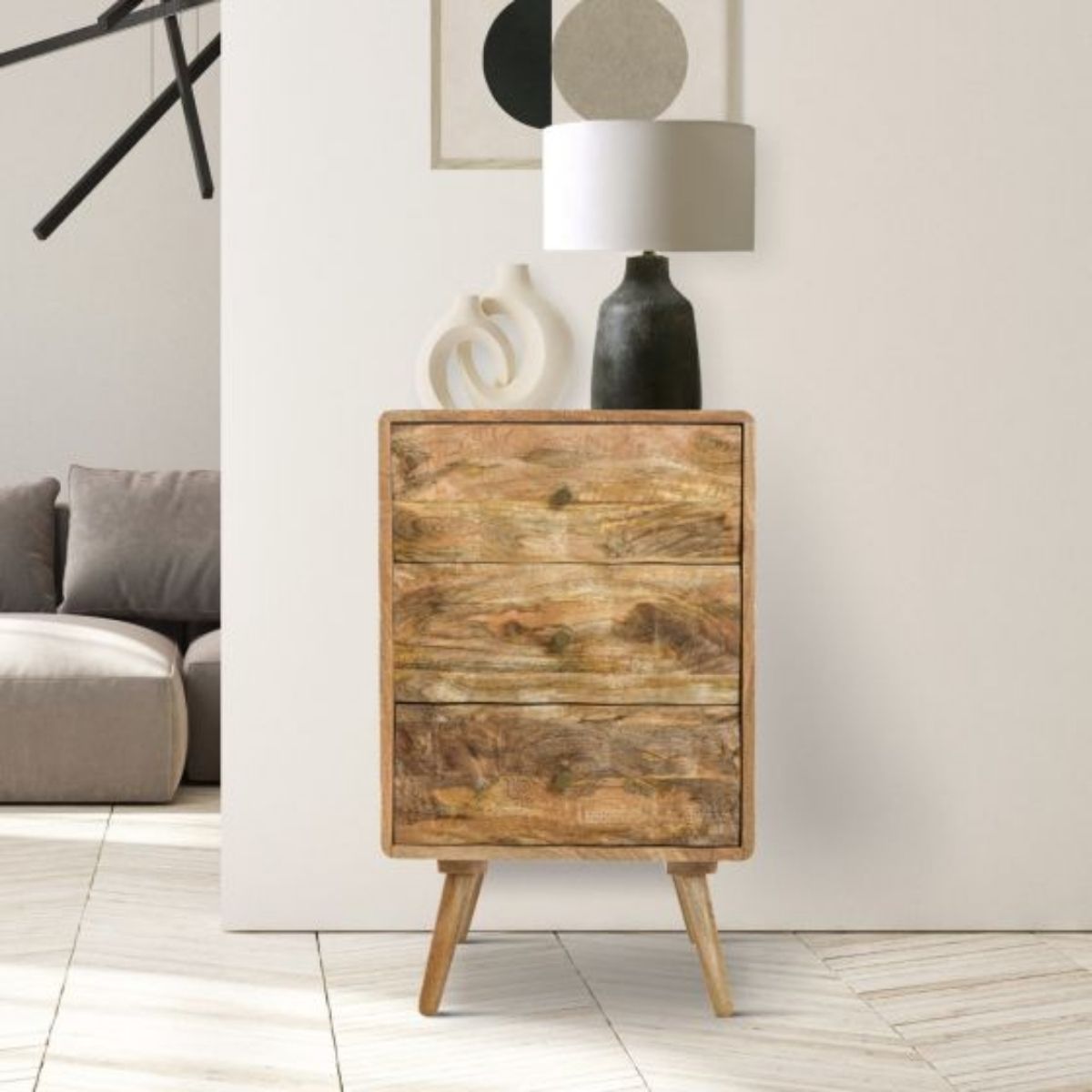 Trade Furniture Geo Mango 45cm 3 Drawer Chest
