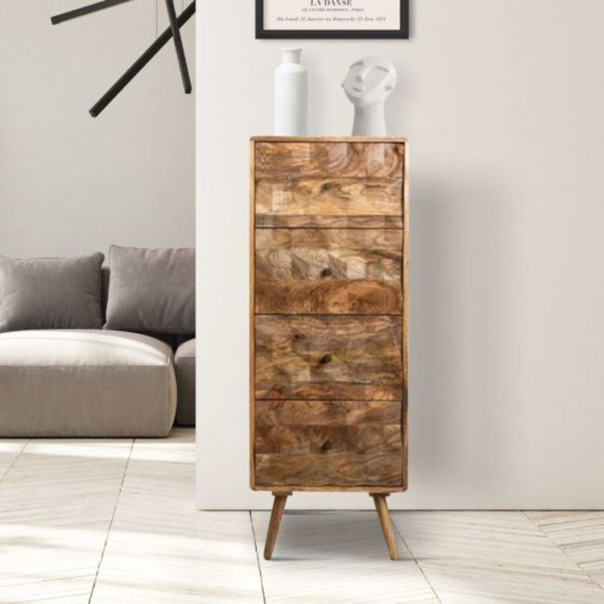 Trade Furniture Geo Mango 45cm Tall Chest