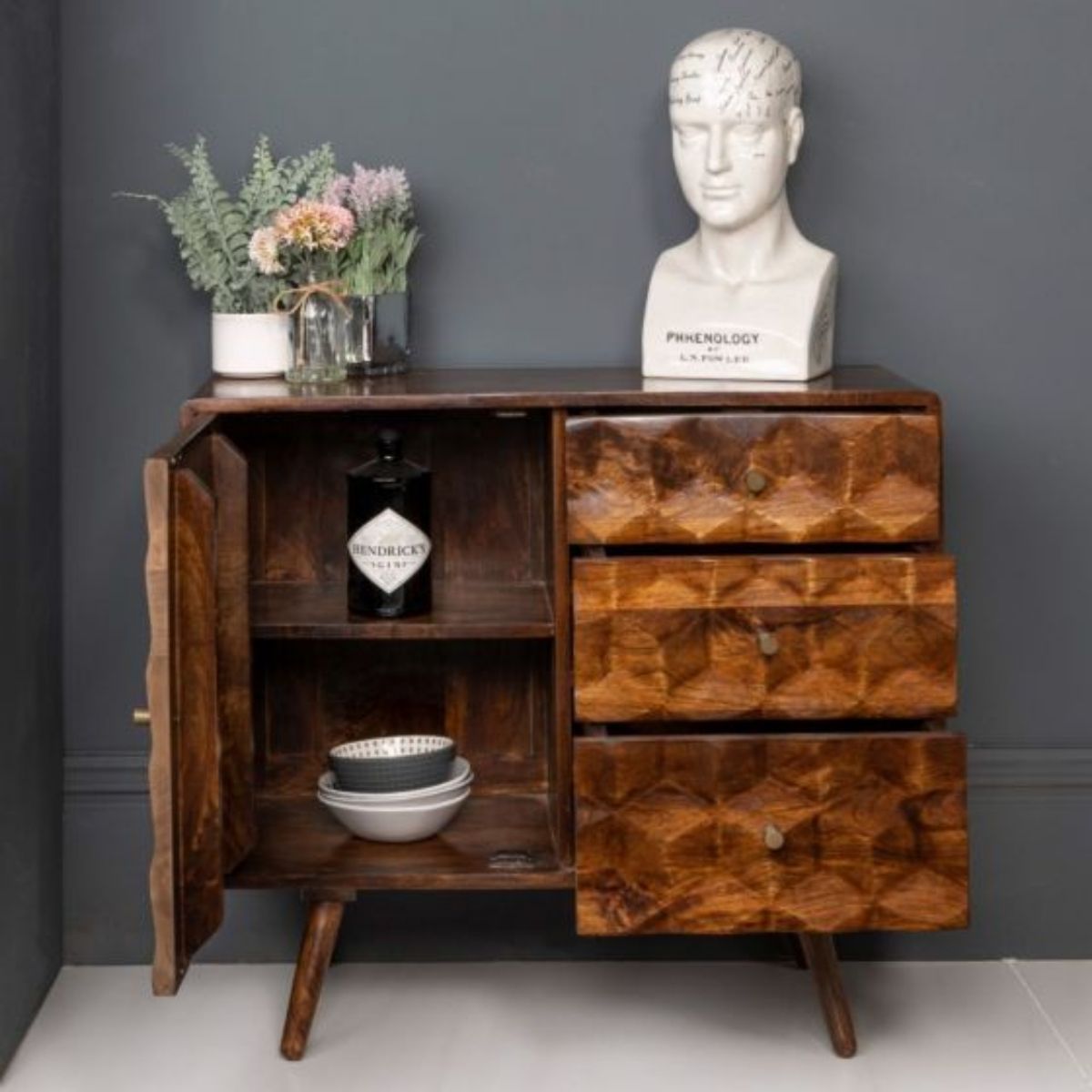 Trade Furniture Geo Mango 85cm Sideboard