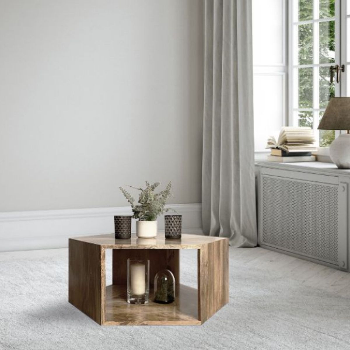 Trade Furniture Geo Mango Hexagon Coffee Table