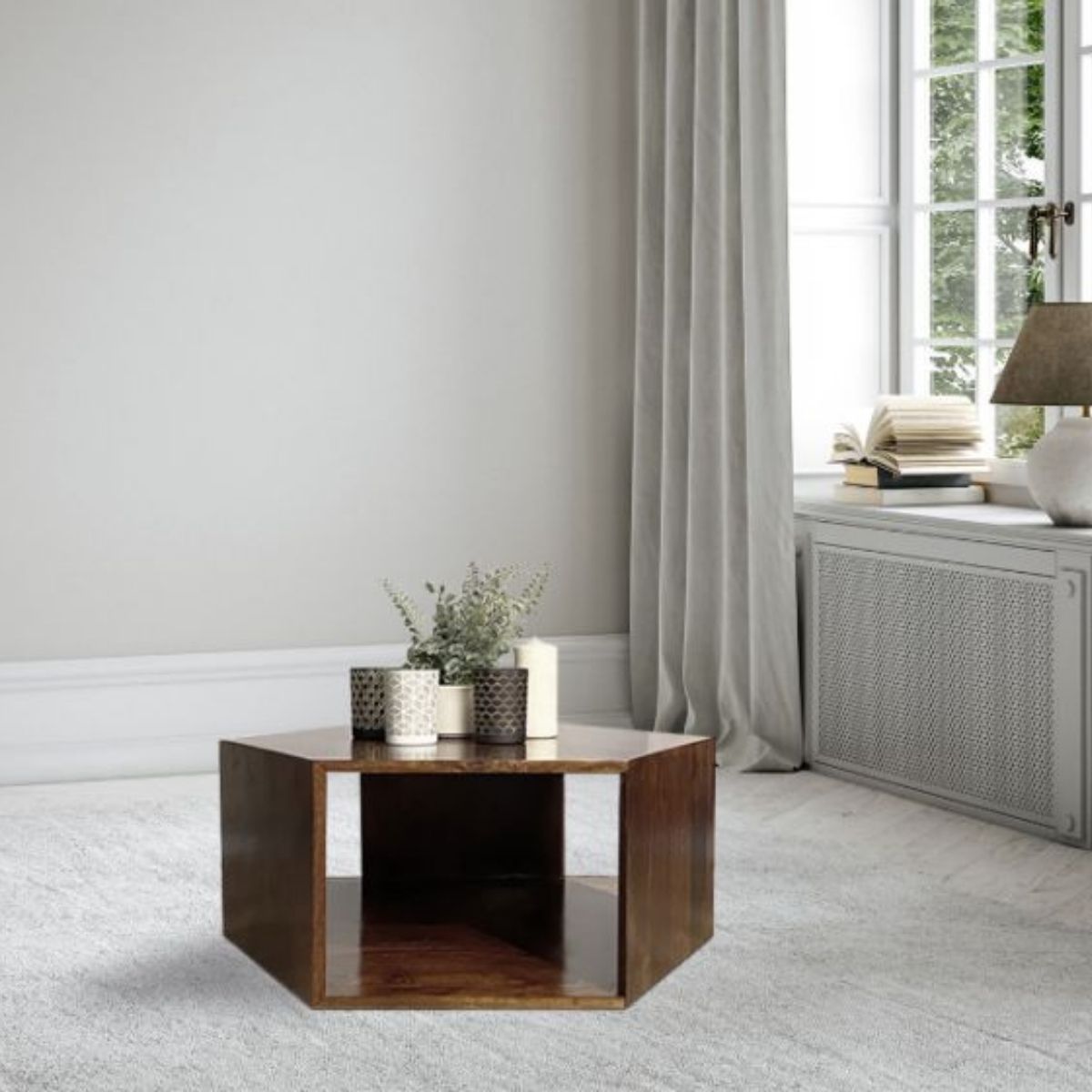 Trade Furniture Geo Mango Hexagon Coffee Table