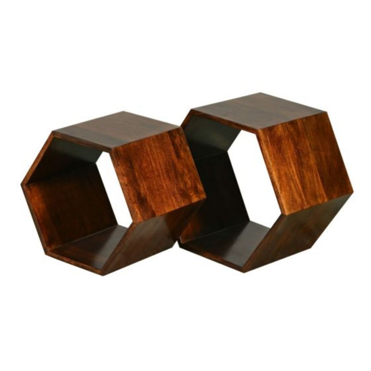 Trade Furniture Geo Mango Hexagon Nest of Tables