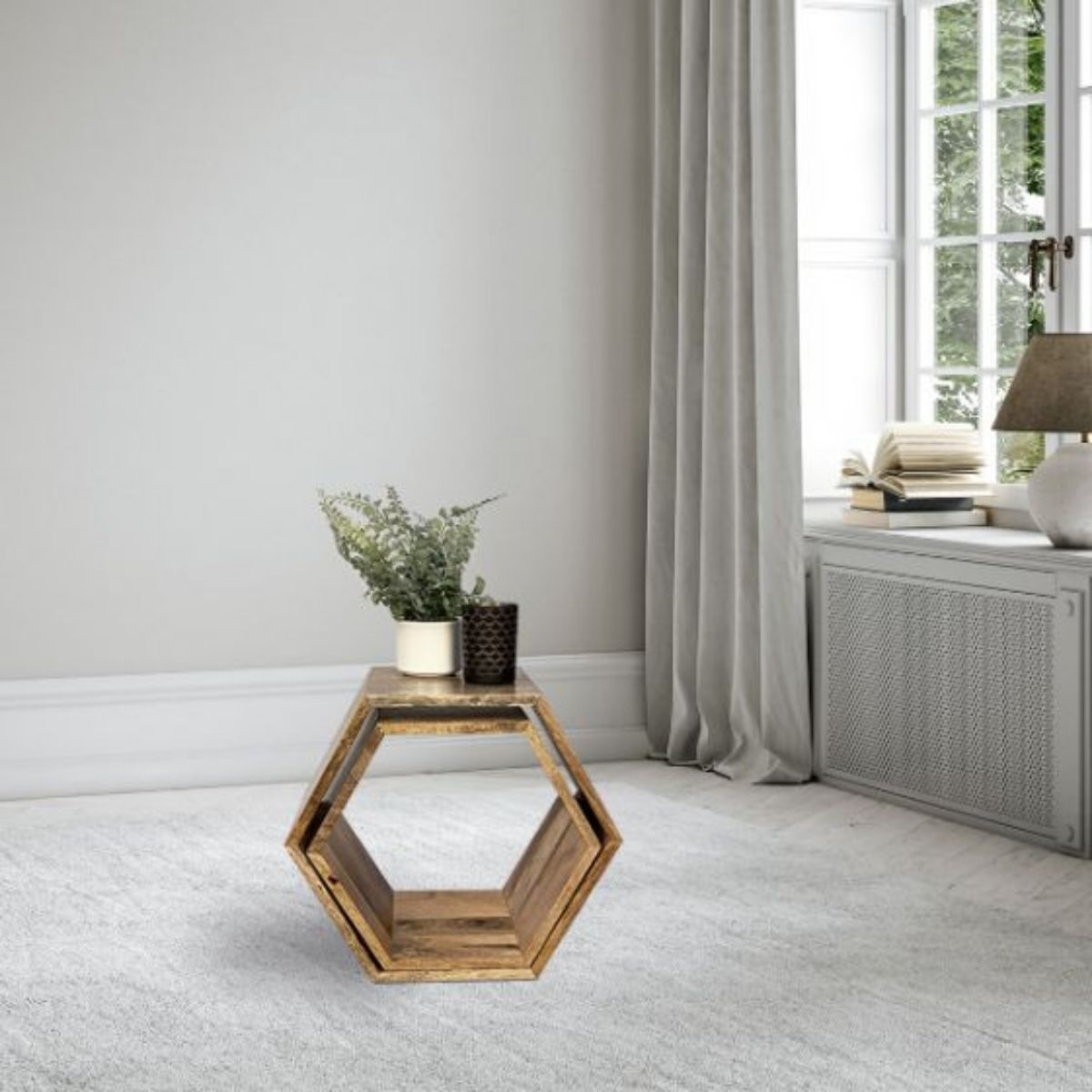 Trade Furniture Geo Mango Hexagon Nest of Tables