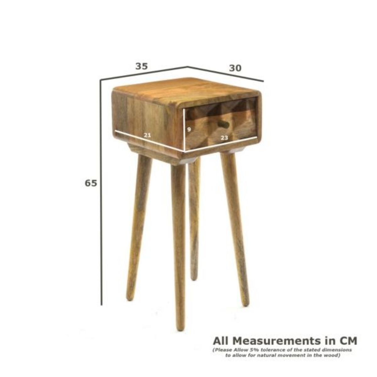 Trade Furniture Geo Mango Lamp Table