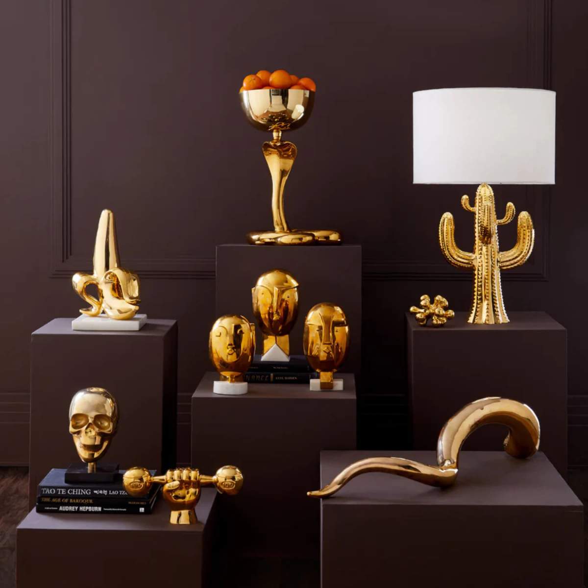 Jonathan Adler Giant Brass Horn