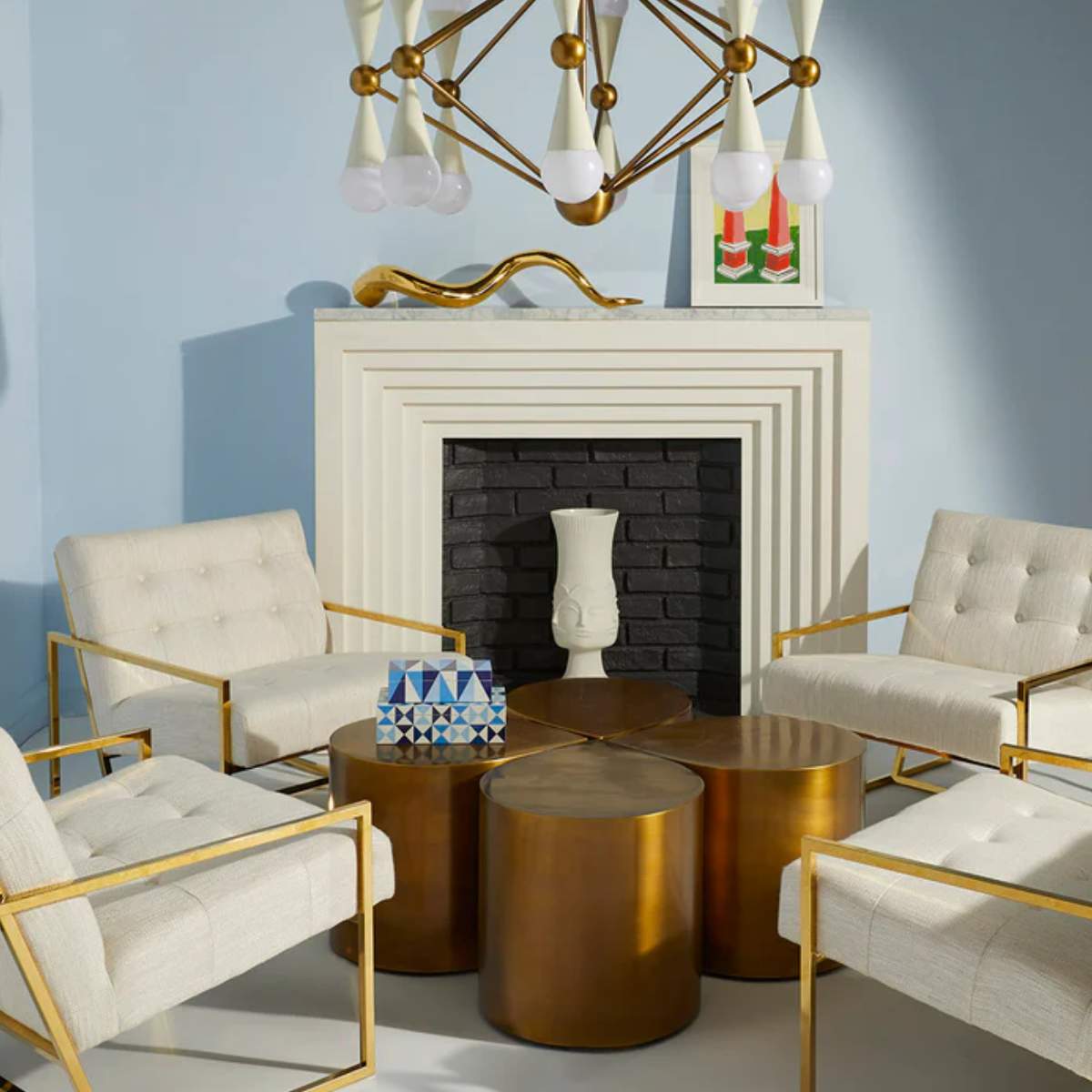 Jonathan Adler Giant Brass Horn