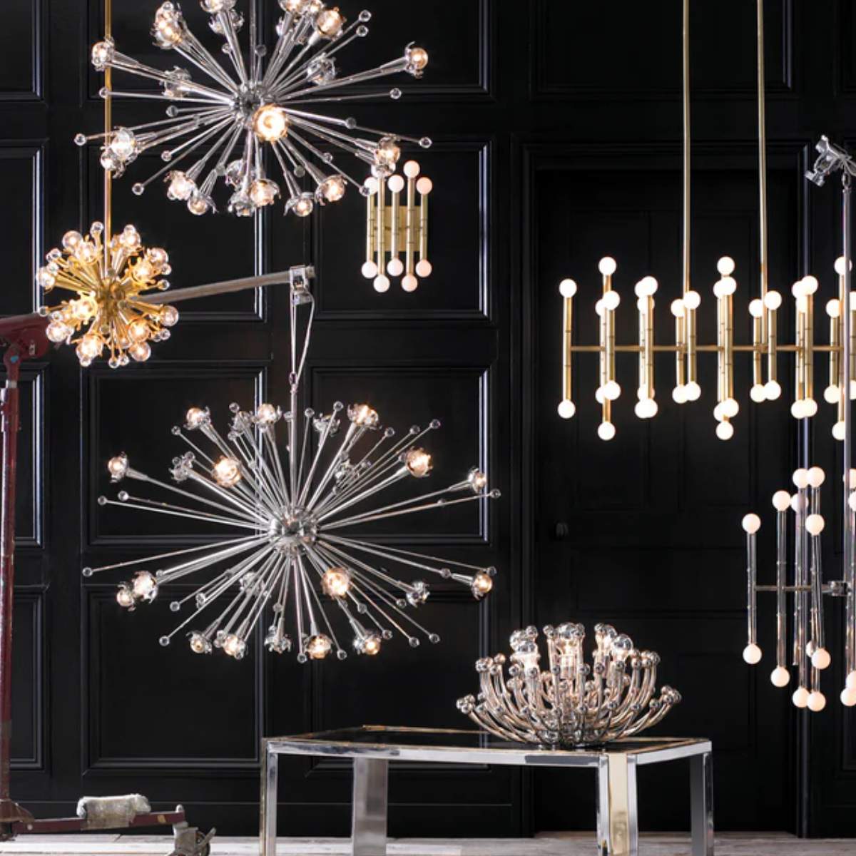 Jonathan Adler Giant Sputnik Chandelier