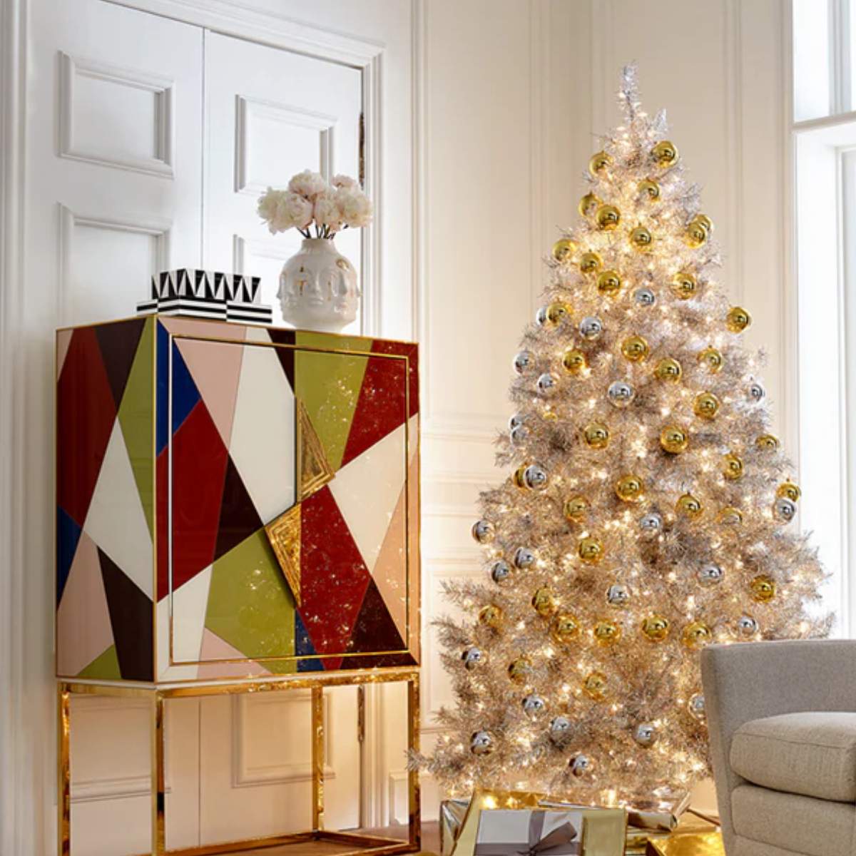 Jonathan Adler Gilded Dora Maar Large Vase
