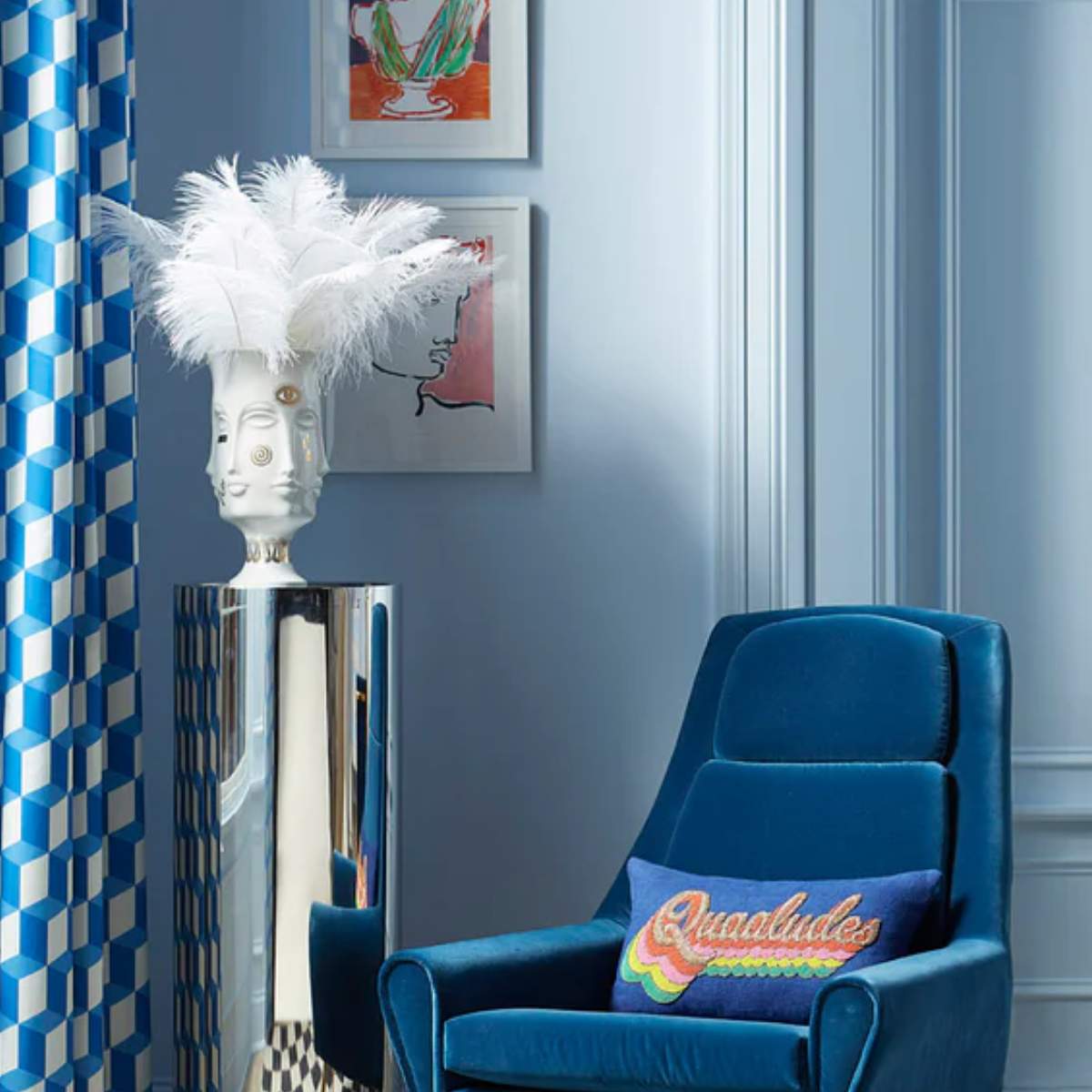 Jonathan Adler Gilded Dora Maar Urn