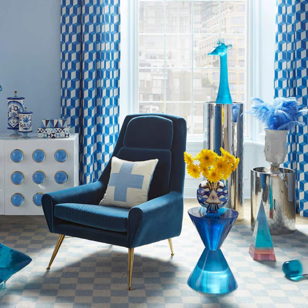 Jonathan Adler Gilded Dora Maar Urn
