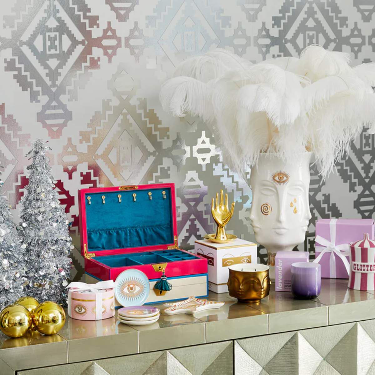 Jonathan Adler Gilded Dora Maar Urn