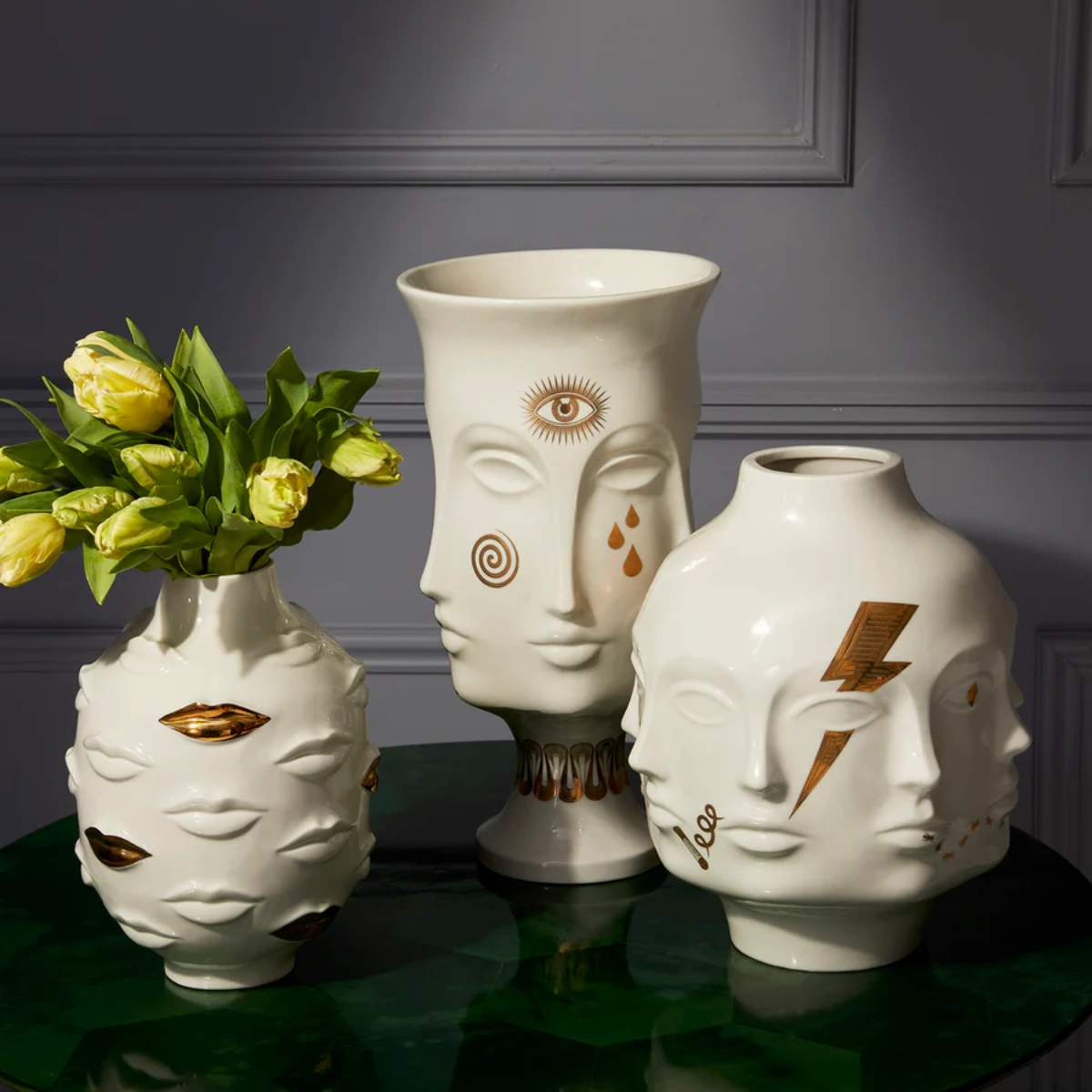 Jonathan Adler Gilded Dora Maar Urn