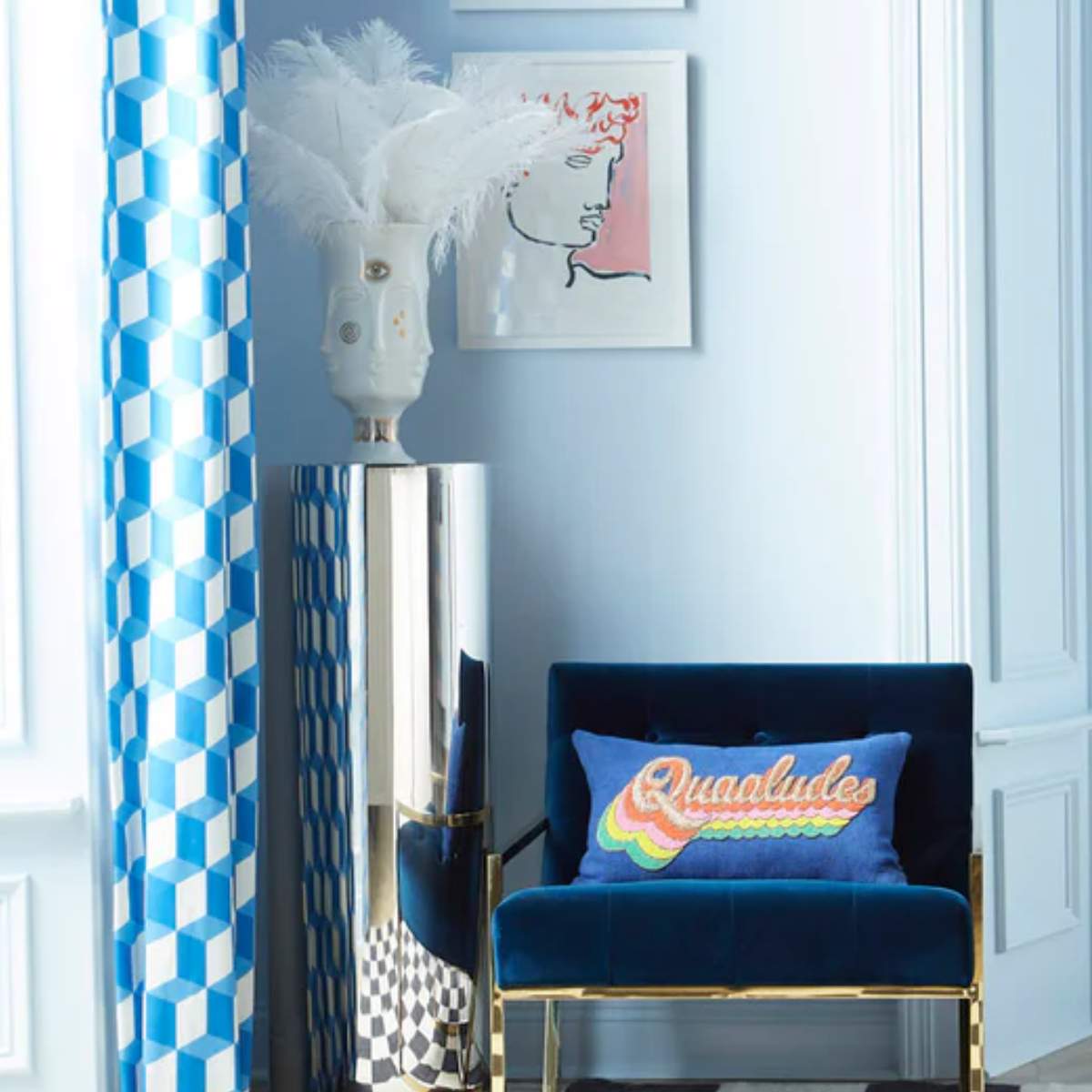 Jonathan Adler Gilded Dora Maar Urn