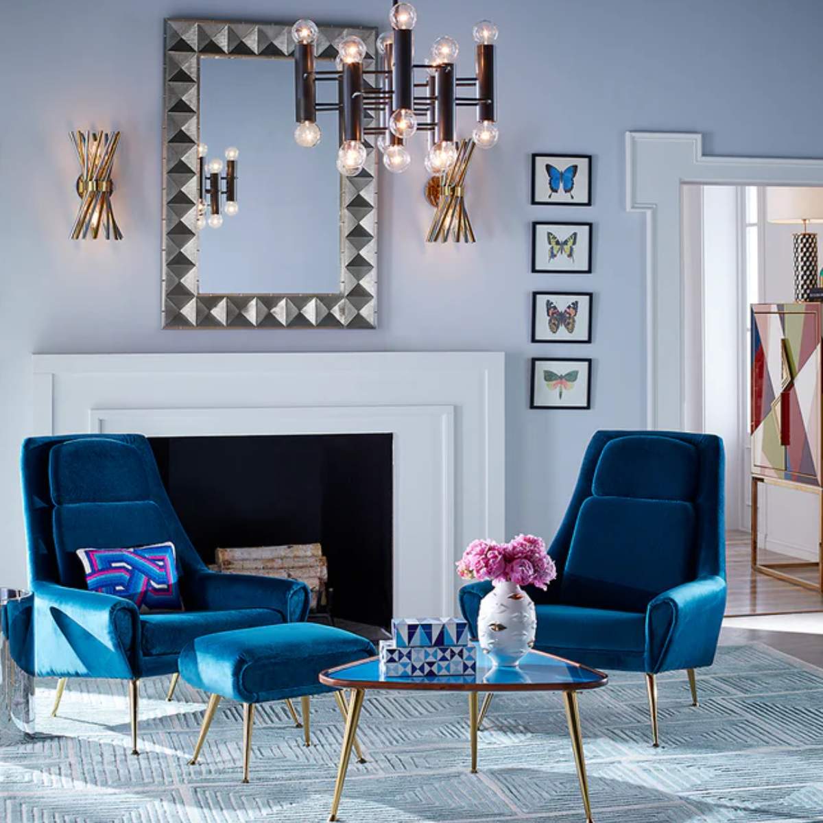 Jonathan Adler Gilded Gala Round Vase