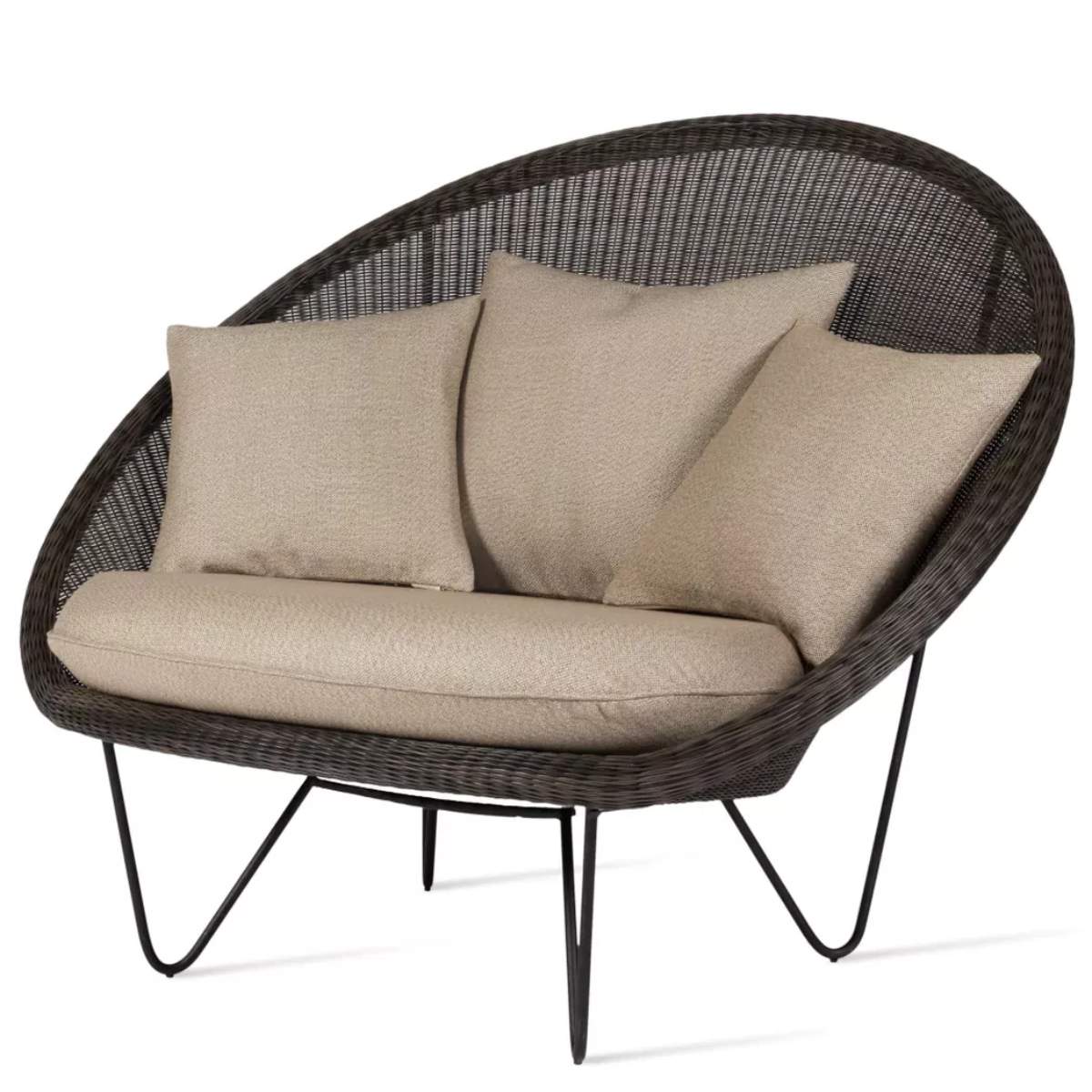 Vincent Shepherd Gipsy Lounge Chair Black Coated Legs