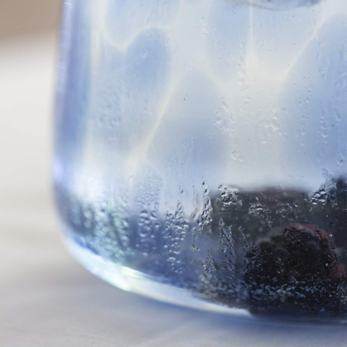 Grand Illusions Glass Jug Leopard Blue