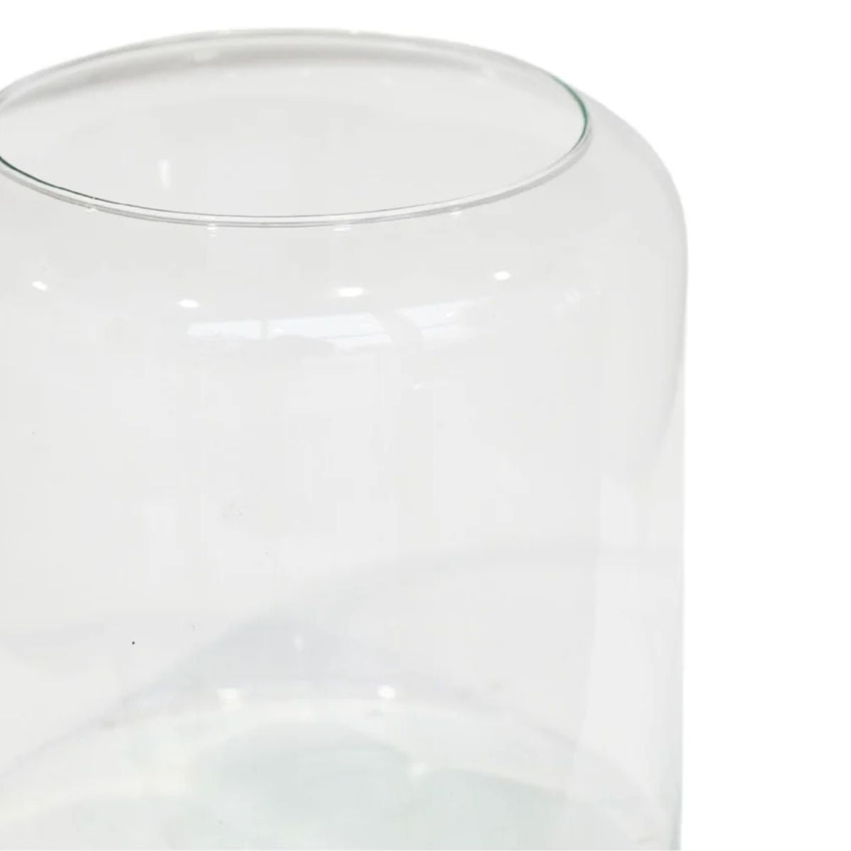 Ivyline Glass Hurricane Lantern With Sand H31cm D23cm