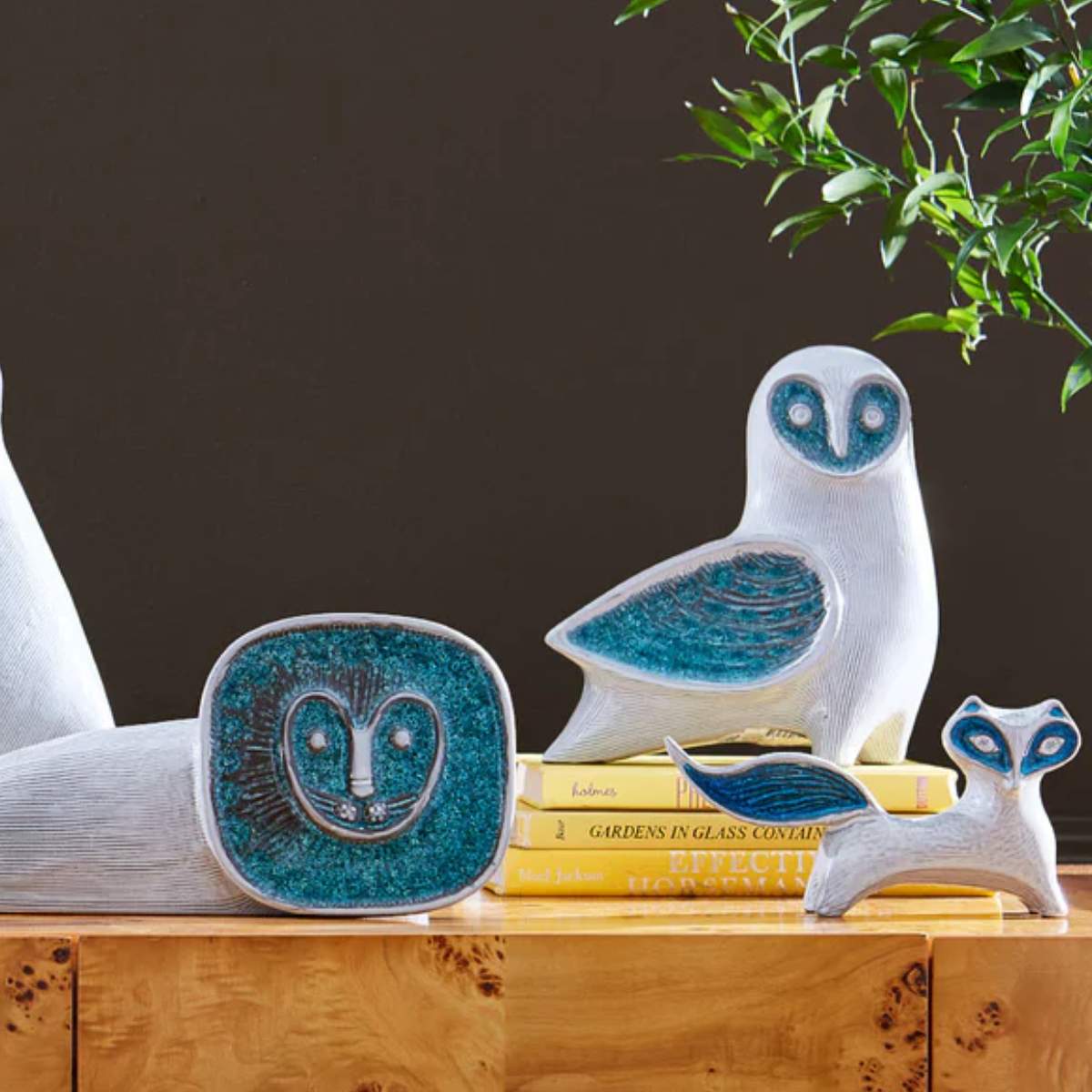 Jonathan Adler Glass Menagerie Barn Owl