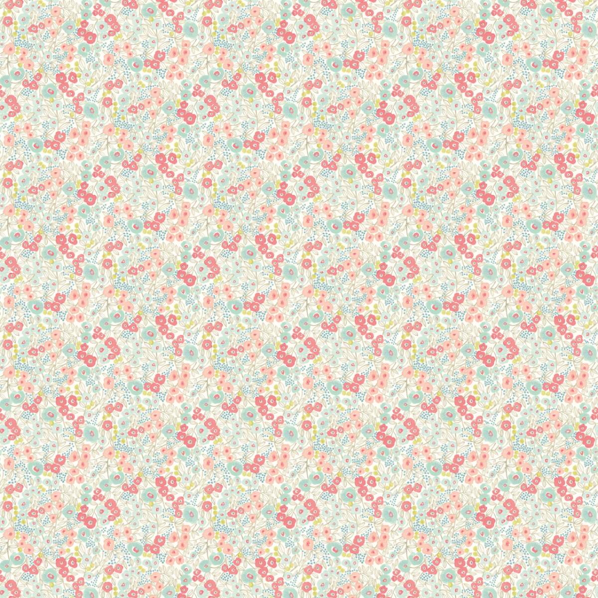 Ohpopsi Glasshouse Flora - Coral & Sky