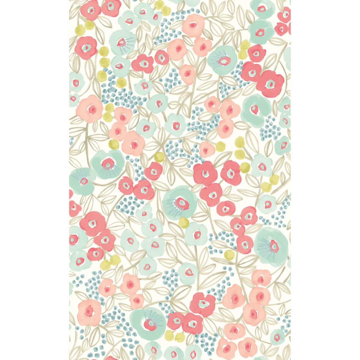 Ohpopsi Glasshouse Flora - Coral & Sky