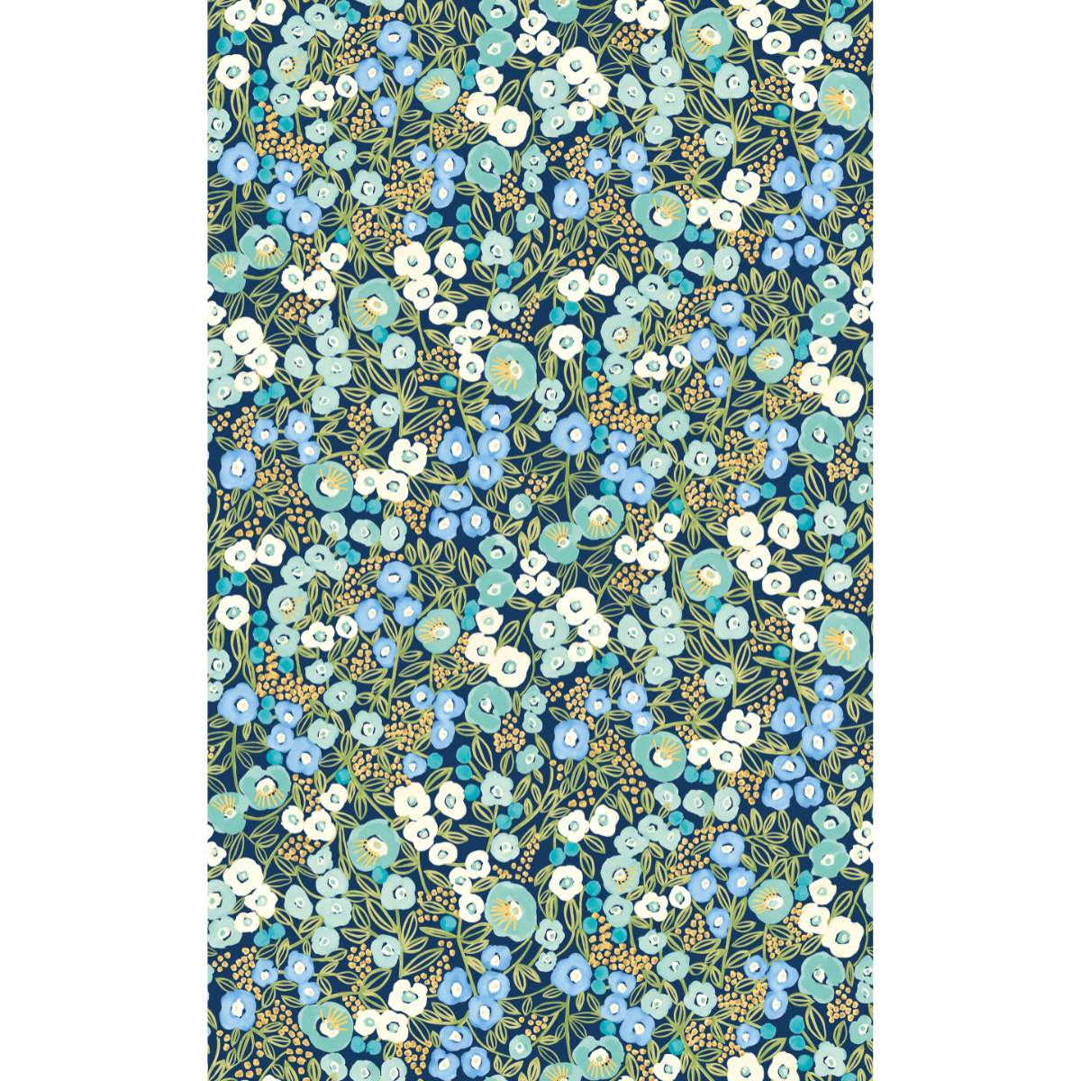Ohpopsi Glasshouse Flora Ditsy	- Cerulean