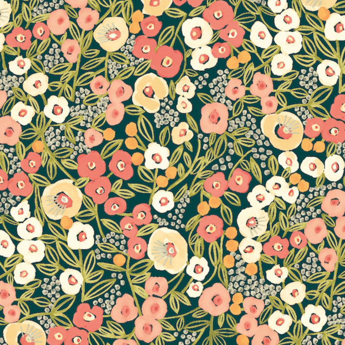 Ohpopsi Glasshouse Flora Ditsy	- Juniper & Ginger