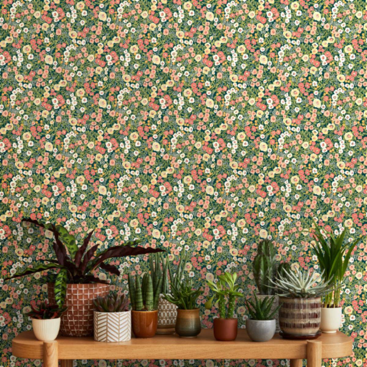Ohpopsi Glasshouse Flora Ditsy	- Juniper & Ginger
