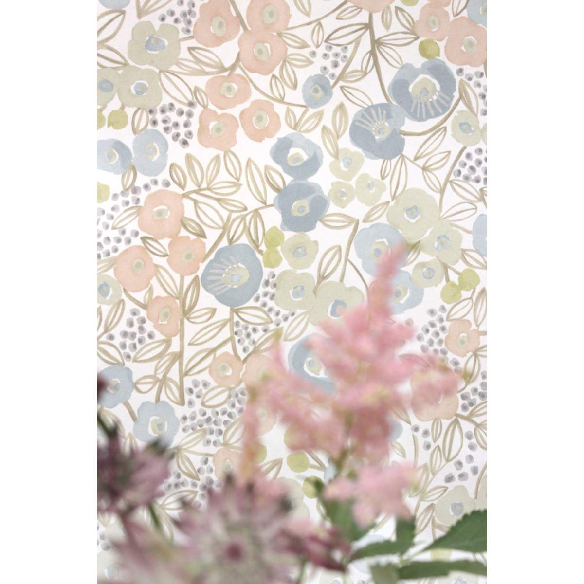 Ohpopsi Glasshouse Flora Ditsy	- Silver