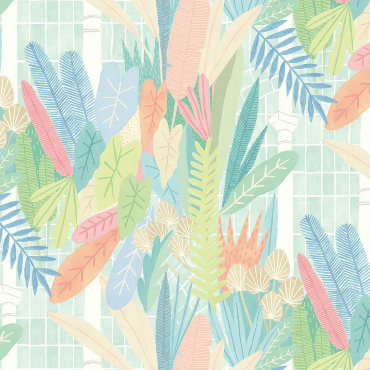 Ohpopsi Glasshouse Glasshouse - Coral & Mint