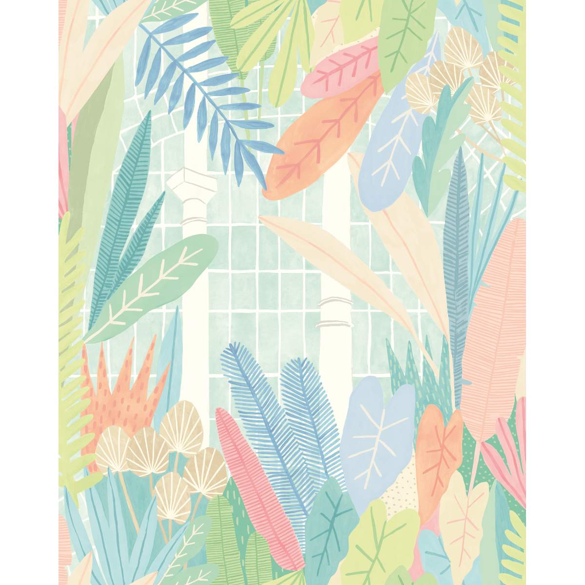 Ohpopsi Glasshouse Glasshouse - Coral & Mint