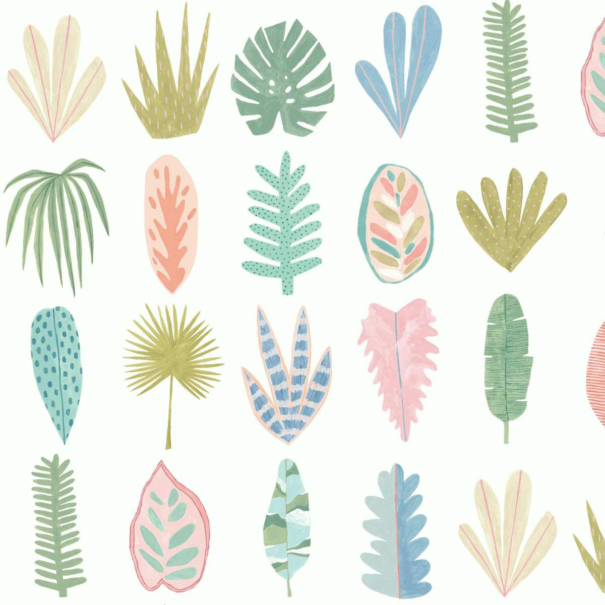 Ohpopsi Glasshouse Leaf Boogie - Pastel