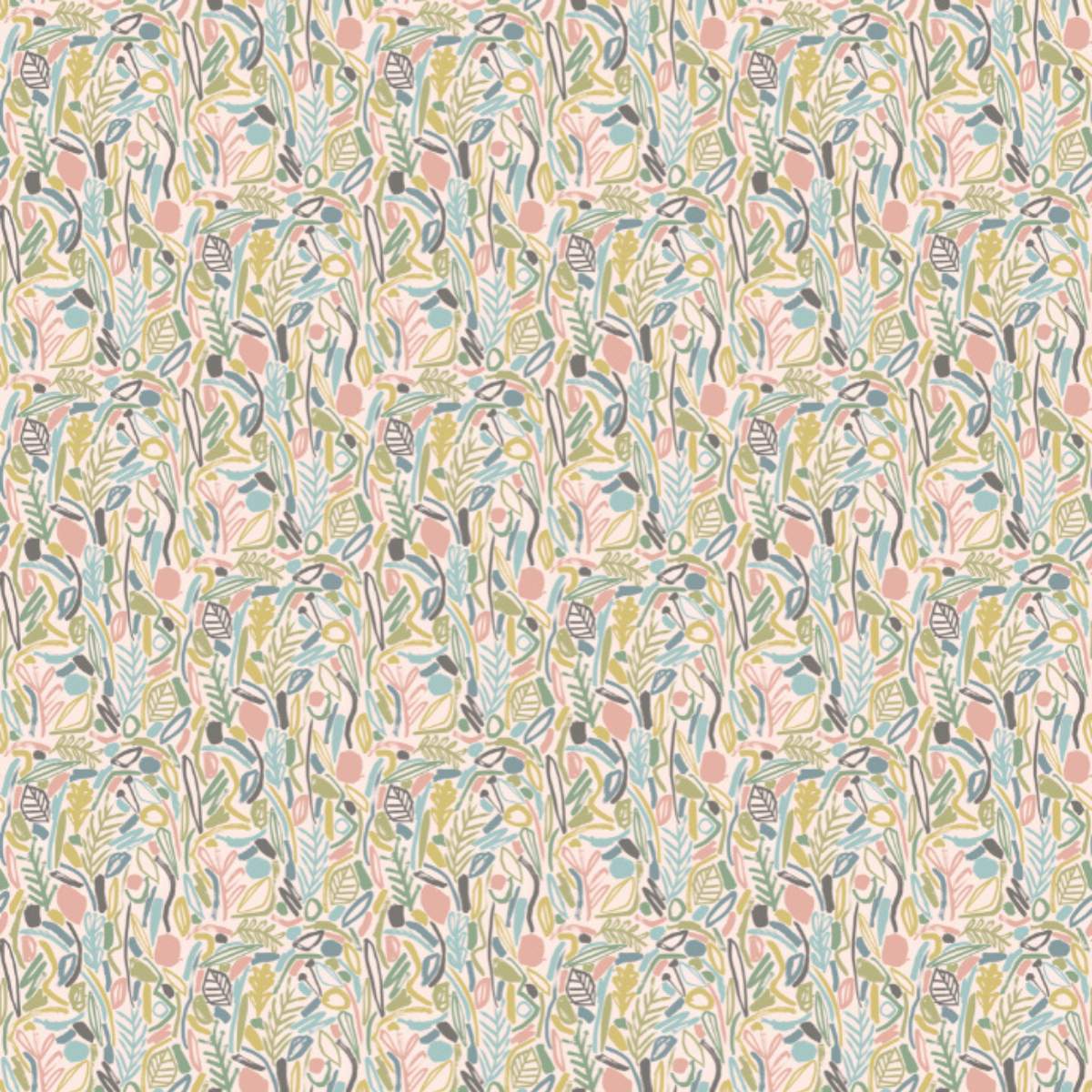 Ohpopsi Glasshouse Verdure - Blush & Petrol