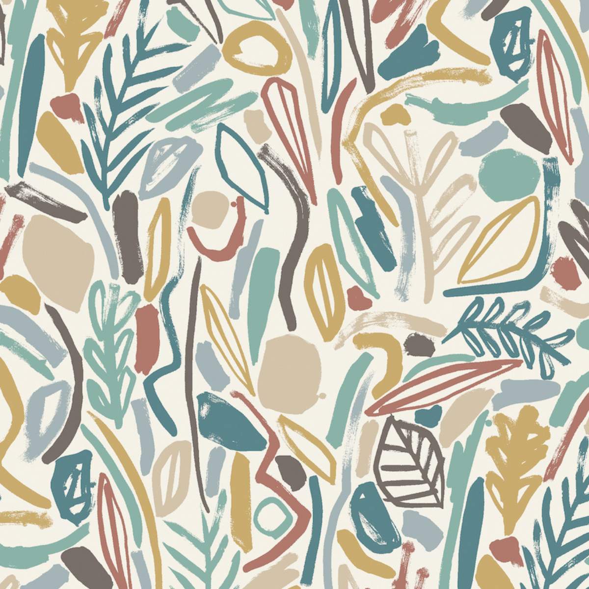 Ohpopsi Glasshouse Verdure - Teal & Cinnamon