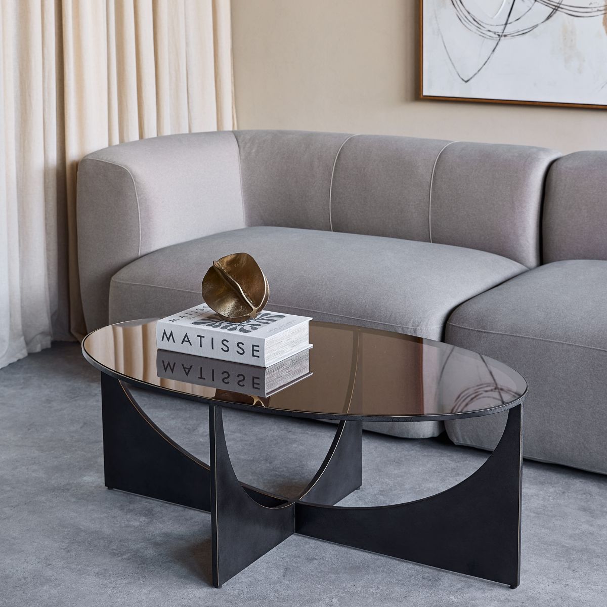 Libra Interiors Glenthorpe Sculpted Coffee Table