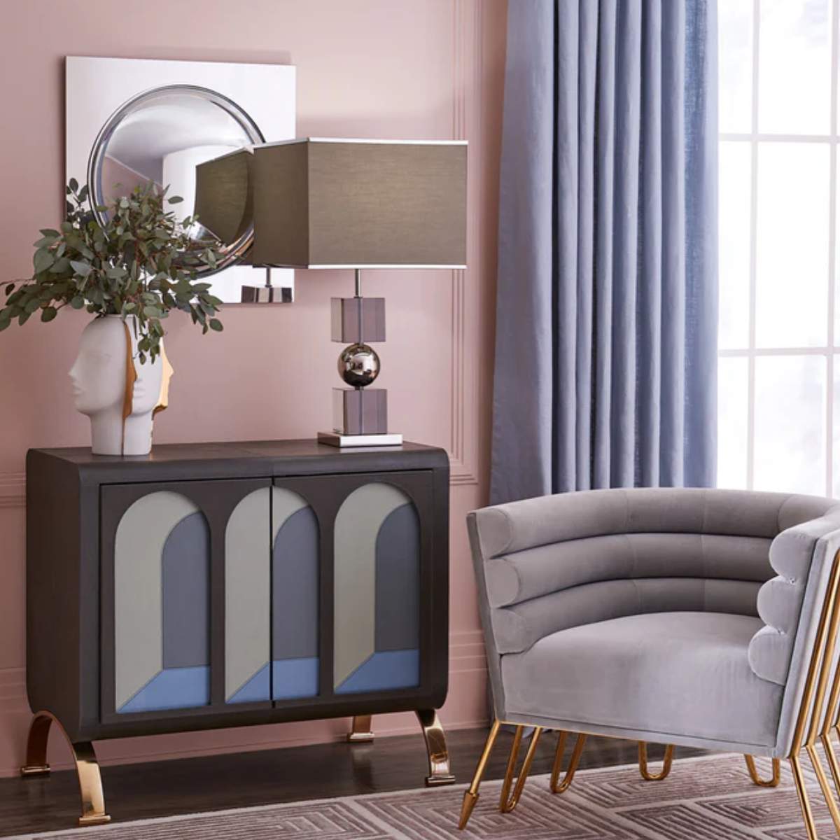 Jonathan Adler Globo Convex Mirror