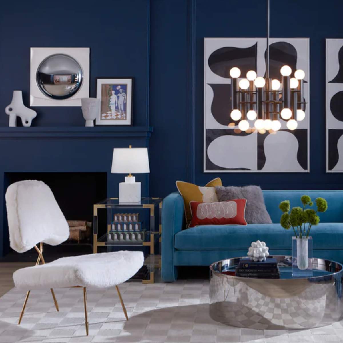 Jonathan Adler Globo Convex Mirror